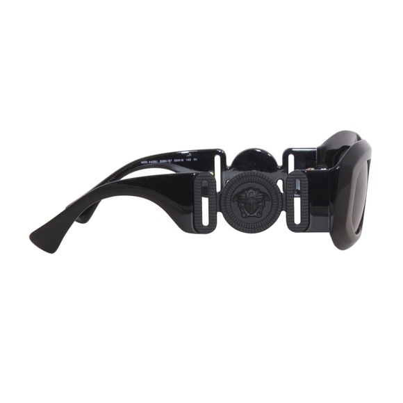 Versace 4425 5360/87 53 Black Grey Sunglasses VE4425U